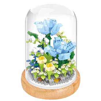 ostatní stavebnice Wise Hawk Modrá růže stavebnice