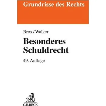 Besonderes Schuldrecht - Brox, Hans [DE] (2025, Brožovaná, C.H. Beck)