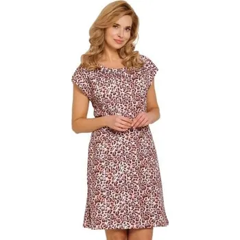 Dámská noční košile Dámská noční košile Esti 3348 TARO hnědá XL