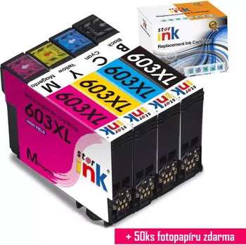 Počítač Starink kompatibilní cartridge Epson 603XL, C13T03A64010 (Multipack CMYK)