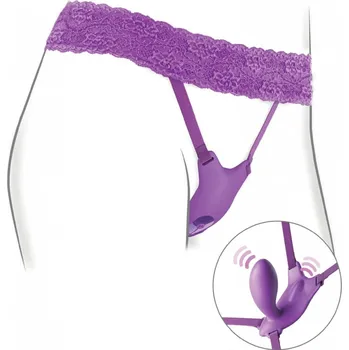 Vibrátor Vibrátor Pipedream Fantasy For Her Ultimate G-Spot Butterfly Strap-On fialový - s kupónem KUP15 cena 1674 Kč + extra diskrétní expedice