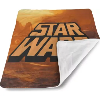 deka Sablio Dětská deka pro miminko Star Wars Lávová planeta - 80x100 cm