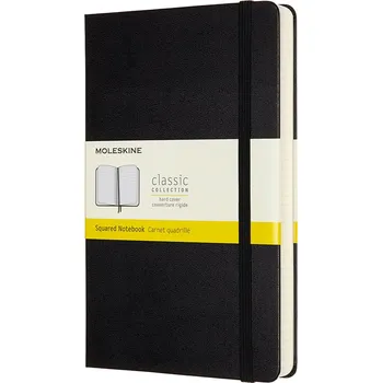 Diář Moleskine, Čtverečkovaný zápisník Moleskine Classic tvrdá vazba L 400 stran černý - Formadore