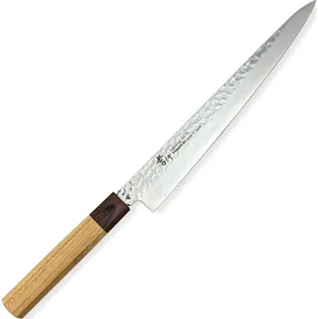 Kuchyňský nůž Sakai Aoki Hamono Co.,Ltd. (JAPAN) Nůž WA-Sujihiki/Slicer 240mm, Sakai Takayuki VG-10 Zelkova Oktagon