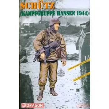 Plastikový model Dragon Model Kit figurky 1623 - SCHÜTZ KAMPFGRUPPE (HANSEN 1944) (1:16)