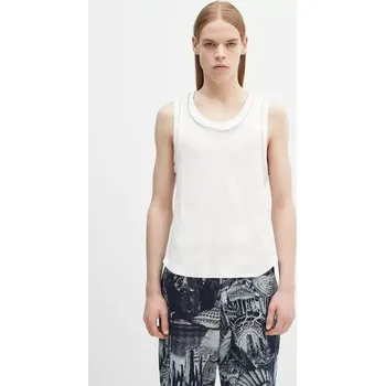 Bavlněný top Undercover C/S, M, bílá, 00X