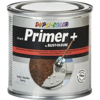 barva na kov Základová barva Dupli-Color Rust oleum Primer+ antikorozní šedá 250 ml