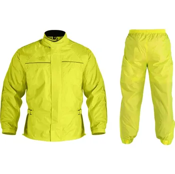 Moto bunda bunda a kalhoty RAIN SEAL, OXFORD (žlutá fluo) - M
