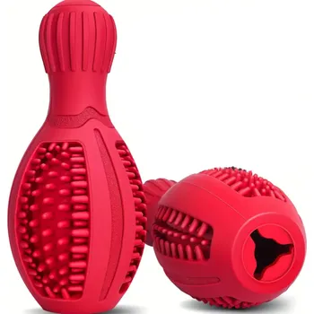 Hračka pro psa Interaktivní hračka pro psy na pamlsky – bowlingová koule