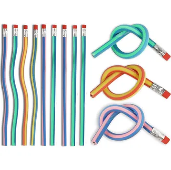 Grafitová tužka Flexibilní tužka s gumou 30 cm - 5 kusů