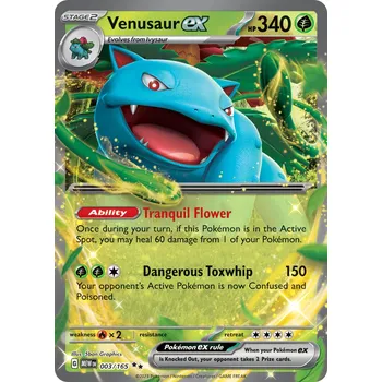 Sběratelská karetní hra Venusaur ex MEW 003/165