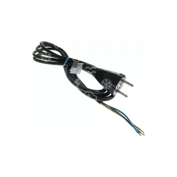 Napájecí kabel flexošňůra přívodní, PVC, L = 2 m, 3x1 mm2, černá, přímá vidlice, 1003-20