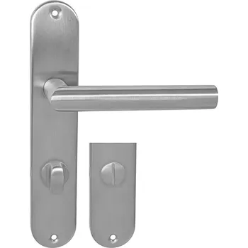 Dveřní kování MP kování FAVORIT SO nerezové štítové kování Provedení: kování pro WC zámek, Rozteč: 90