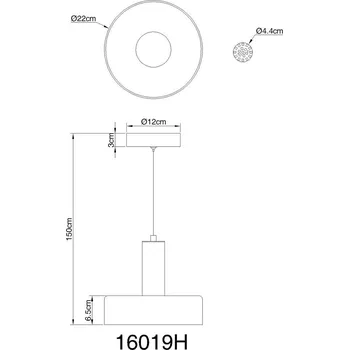 Globo Závěsné světlo Grant LED, Ø 22 cm, kouřově šedá, sklo šedá matná, kouřově šedá, satinovaná 1 x 8 W LED - Doprava zdarma