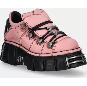 Dámské tenisky Nubukové tenisky New Rock, 39, růžová, 30X