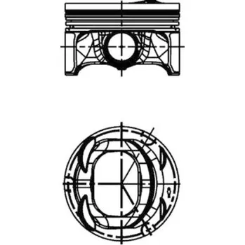 Píst motoru Píst KOLBENSCHMIDT 40846600