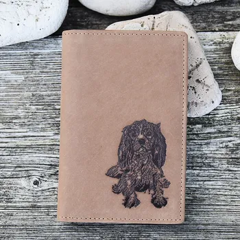 Obal na doklad Pouzdro Na Doklady "Kavalír King Charles Španěl" - Dárek pro milovníka psů