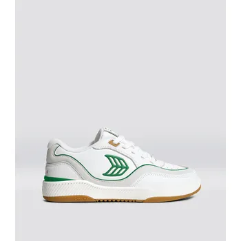 Pánská obuv UBA Gum White Leather Green Logo Sneaker