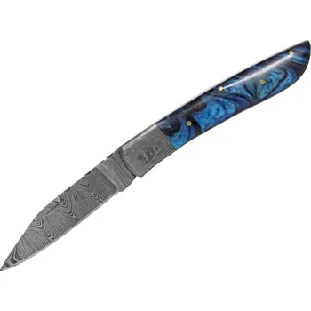 kapesní nůž Zavírací nůž Albainox 25067 damaškový modrý
