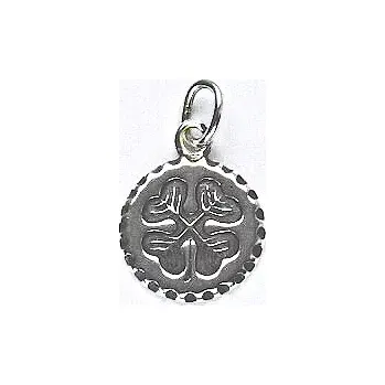 Přívěsek Stříbrný přívěsek čtyřlístek - P274 (Stříbrný čtyřlístek pro štěstí)