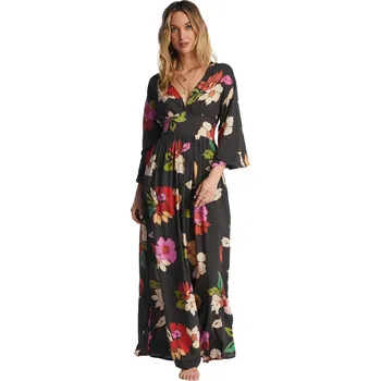 Dámské šaty Dámské Šaty BILLABONG NIGHT BLOOM WVDR ABJWD00151-BPB – Černá M