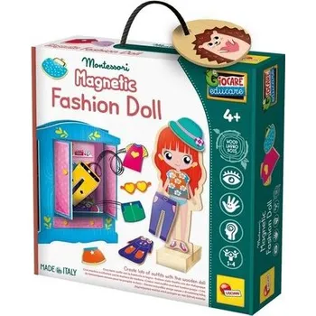 Panenka Montessori Baby Wood - Magnetyczna lalka