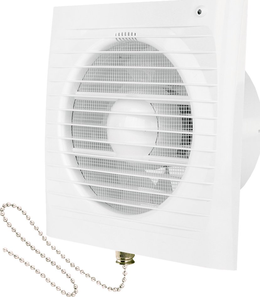 Koupelnový ventilátor Dalap 100 ELKE L s tahovým spínačem