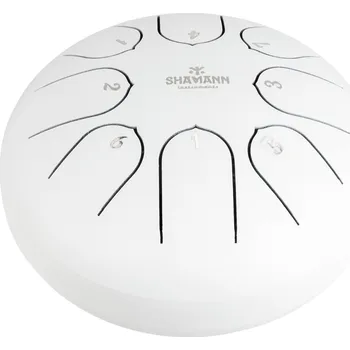 Shamann 6" 8 Notes C5 Major White Tongue Drum