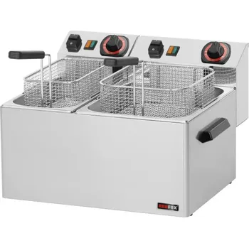 fritéza Fritéza elektrická 0,42 + 0,38 kW/l, 8 + 5 l stolní 230 V | REDF