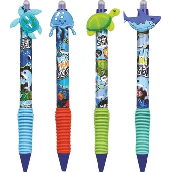 COLORINO gelové gumovací pero, 4ks Oceán