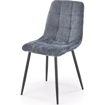 Jídelní židle Jídelní židle MARTA — kov, látka, šedá