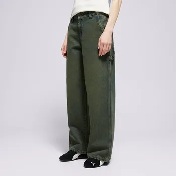 Pánské kalhoty Dickies Kalhoty X Loose Denim Carpenter Pant W Zelená 29