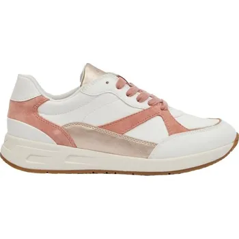 Dámské tenisky Dámské volnočasové boty Geox BULMYA 36 Bílá, Růžová, Zlatá, Hnědá