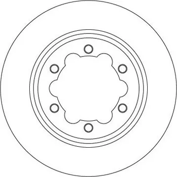 Brzdový kotouč Brzdový kotouč TRW DF6774S