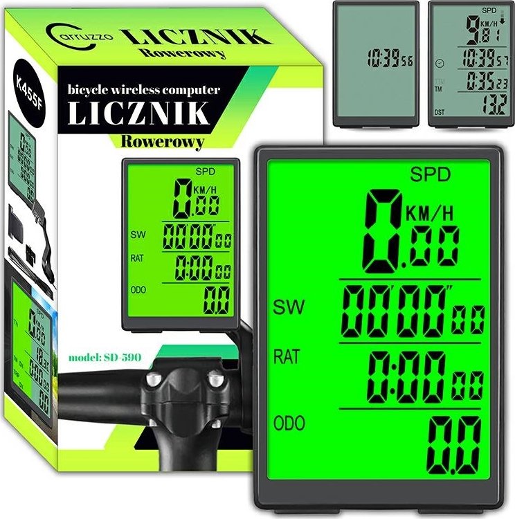 GOTEL K455F BEZDRÁTOVÝ LCD PRO CYKLISTICKÝ POČÍTAČ