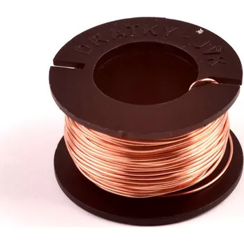 Korálek Měděný nelakovaný drát 0,5mm (20m)