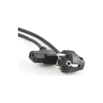 Prodlužovací kabel Gembird kábel napájací s pravouhlou koncovkou (C13), VDE certifikovaný, 1.8 m