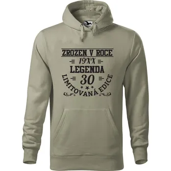 Pánská mikina Pánská mikina s potiskem Limitovaná edice 30 Velikost (muž): 3XL, Vyberte barvu: Světlá khaki