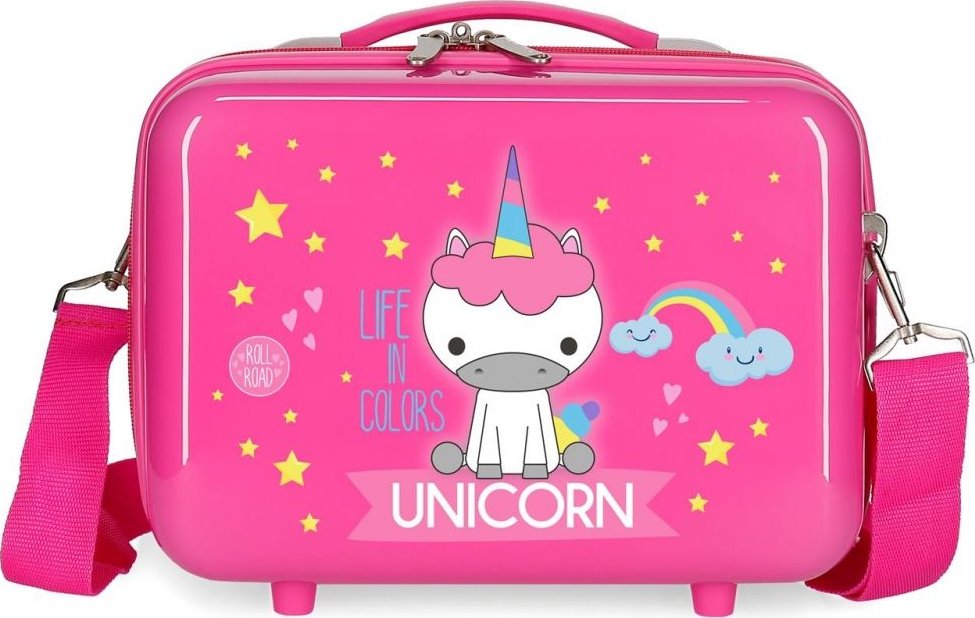 Joummabags Cestovní kosmetický kufřík Unicorn