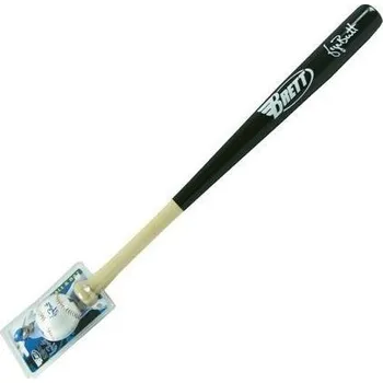 Baseball pálka dřevo 26-28 DŘEVO + MÍČEK, černá