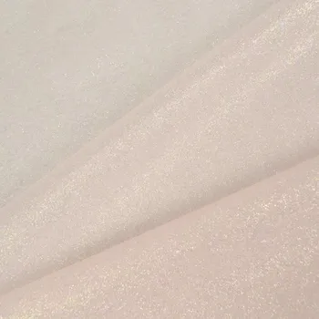 Třpytivý tyl Perla růžový