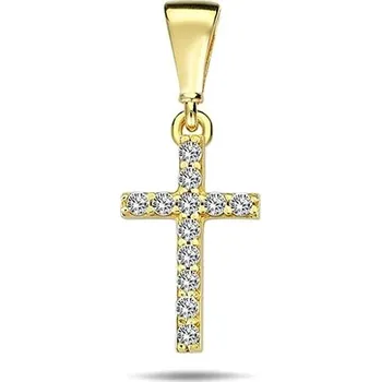 Náramek DIANTE Zlatý přívěsek kříž 59642376 (Au 585/1000, 0,56 g)