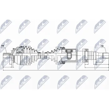Hnací hřídel NTY NPW-VV-019