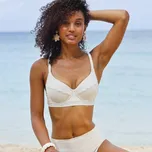 Plavková vyztužená podprsenka Calayo, s kosticemi režná 85C