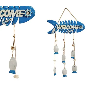 Vánoční dekorace Falanzo Home Závěsná ozdoba Polyesterová pryskyřice (28 x 40 x 1 cm) Ryba