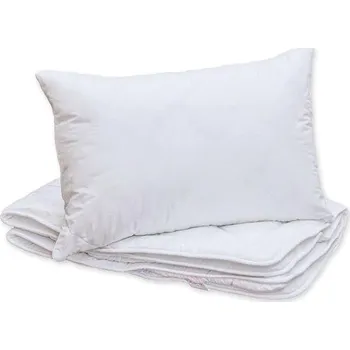Povlečení Textilomanie Přikrývka s polštářem do postýlky, bílá
