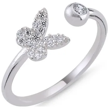 Prsten Olivie Stříbrný prsten MOTÝL 5343 Ag 925; ≤1,9 g.