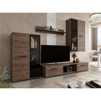 Obývací stěna MIRJAN Fiesta ořech okapi