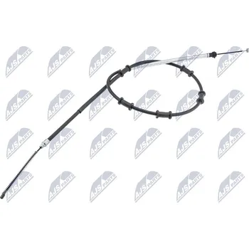 Lanko parkovací brzdy Tažné lanko, parkovací brzda NTY HLR-FT-009