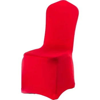 Potah na židli Gastrokitchen Univerzální návlek na banketové židle červená